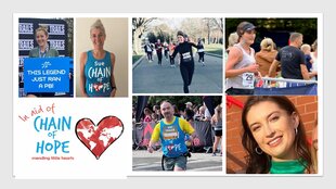 Chain of Hope London Marathon Runners ready to take on 26.2 miles for children with heart disease